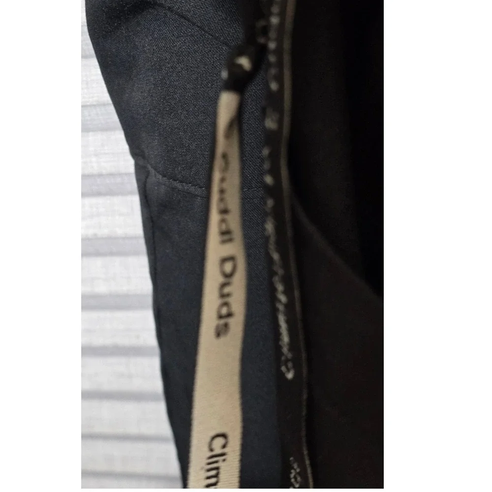 Climate Right Cuddl Duds Jogger Scrub Pants Womens Large‎ Black Pockets Elastic